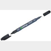 Маркер перманентный двухсторонний BERLINGO MULTILINE PE55 черный (BMd_07101)