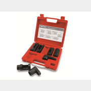 Набор спецголовок для снятия датчиков лямбда-зондов, давления масла и форсунок TOPTUL (JGAI0701)