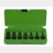 Набор бит шестигранных под головку 1/2" ударных TOPTUL (GDAI0702)