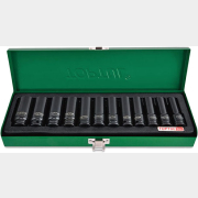 Набор головок ударных 3/8" 8-19 мм 6 граней 12 предметов TOPTUL (GDAD1201)