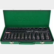 Набор головок ударных 1/2" 6 граней 32 предмета TOPTUL (GDAD3201)