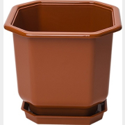 Кашпо для цветов 12х12х13 cм DRINA (10005)