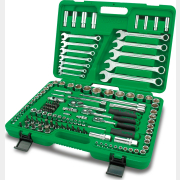 Набор инструментов 1/4", 3/8", 1/2" 6 граней 130 предметов TOPTUL (GCAI130B)