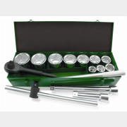 Набор инструментов 1" 6 граней 14 предметов TOPTUL (GCAD1402)