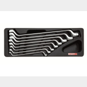 Набор ключей накидных 75° 6-22 мм 8 шт TOPTUL (GAAT0802)