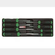 Набор отверток Torx с отверстием TOPTUL 8 предметов (GAAT0807)