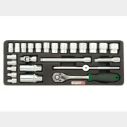 Набор инструментов 3/8" 6 граней 25 предметов TOPTUL (GCAT2502)