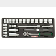 Набор инструментов 3/8" 6 граней 25 предметов TOPTUL (GCAT2502)