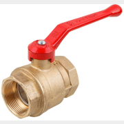 Кран шаровой 1" внутренняя резьба, ручка ЦВЕТЛИТ (ZW10108)