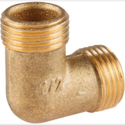 Угольник латунный 1/2" наружная резьба ЦВЕТЛИТ (ZW50095)