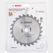 Диск пильный 160х20 мм 24 зуба BOSCH Eco for Wood (2608644373)