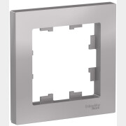 Рамка SYSTEME (SCHNEIDER) ELECTRIC AtlasDesign алюминий (ATN000301)