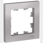 Рамка SYSTEME (SCHNEIDER) ELECTRIC AtlasDesign алюминий (ATN000301)