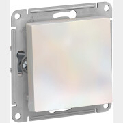 Выключатель одноклавишный проходной скрытый SYSTEME (SCHNEIDER) ELECTRIC AtlasDesign жемчуг (ATN000461)