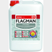 Грунтовка акриловая FLAGMAN 01 глубокого проникновения бесцветная 5 л