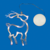 Фигура светодиодная UNIEL ULD-H1419-010/STA/3AAA WARM WHITE IP20 DEER Олень 14х19 см на присоске 10 диодов теплый белый (UL-00007252)