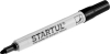 Маркер перманентный фетровый STARTUL Profi черный (ST4340-01)