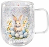 Кружка стеклянная PERFECTO LINEA Easter-1 с двойными стенками 380 мл (30-380263)