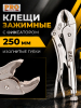 Зажим с фиксатором 250 мм изогнутые губки PRO STARTUL (PRO-6051-02)