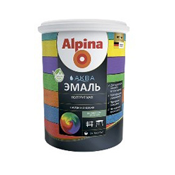 Эмаль акриловая ALPINA <br> Аква Колеруемая (2,5 л)*